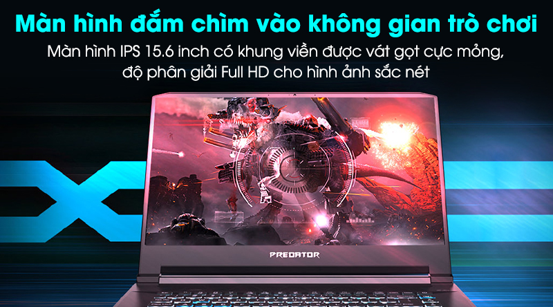 Laptop Acer Predator Triton 500 PT515 52 78PN i7 10875H/32GB/1TB SSD/8GB RTX2070 Super/Win10 (NH.Q6XSV.001)