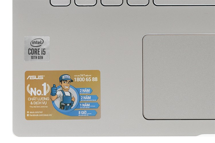 Laptop Asus VivoBook X409JA i5 1035G1/8GB/512GB/Win10 (EK052T) Màu Bạc