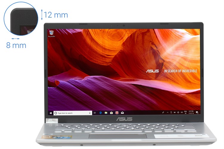 Laptop Asus VivoBook X409JA i5 1035G1/8GB/512GB/Win10 (EK052T) Màu Bạc