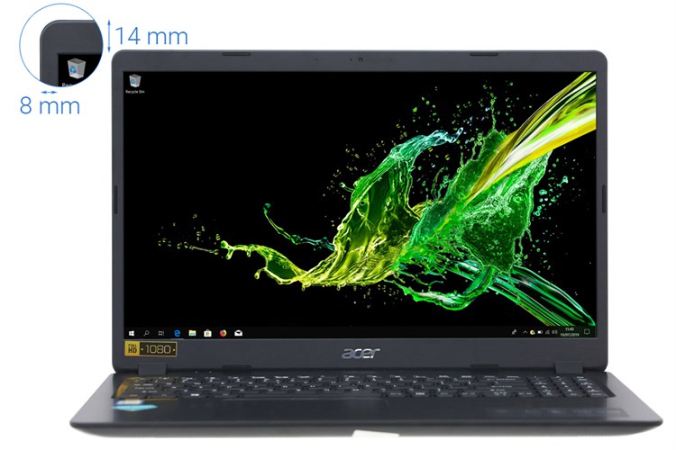 Laptop Acer Aspire 3 A315 54K 37B0 i3 8130U/4GB/256GB/Win10 (NX.HEESV.00D) Màu Đen