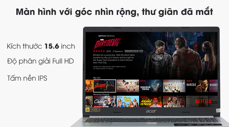 Laptop Acer Aspire A515 55 55HG i5 1035G1/8GB/512GB/Win10 (NX.HSMSV.004)