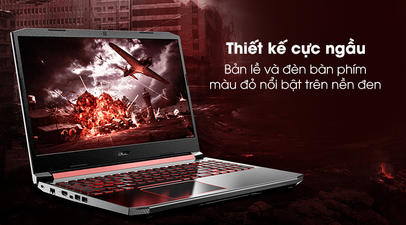 Acer Nitro AN515 mang đến vẻ hầm hố