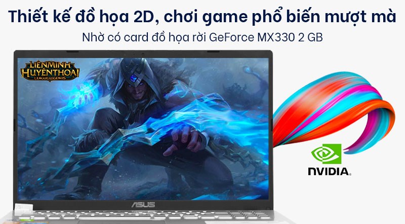 Laptop Asus VivoBook X509JP i5 1035G1/8GB/512GB/2GB MX330/Win10 (EJ023T)