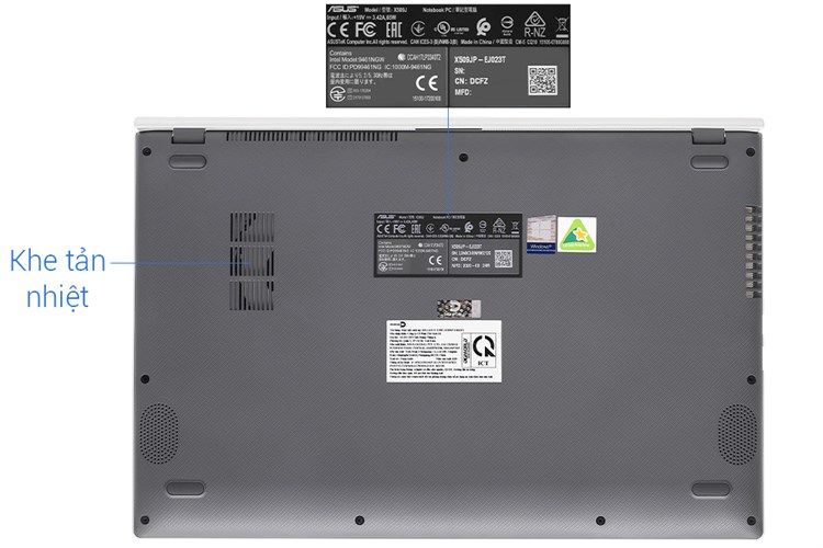 Laptop Asus VivoBook X509JP i5 1035G1/8GB/512GB/2GB MX330/Win10 (EJ023T) Màu Bạc