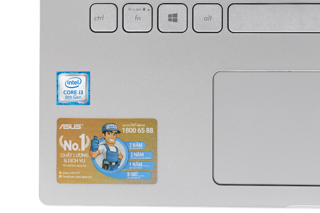 Laptop Asus VivoBook X409FA i3 8145U/4GB/256GB/Win10 (EK468T) Màu Bạc
