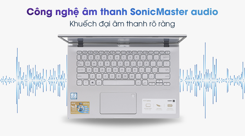 Laptop Asus VivoBook X409FA | SonicMaster audio