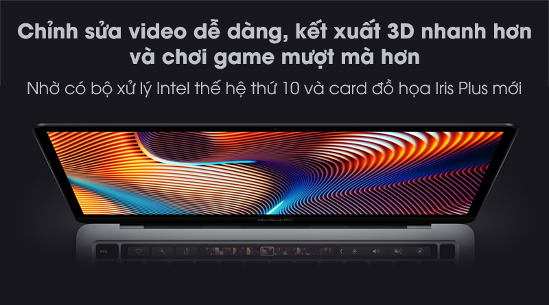 MacBook Pro Touch 2020 i5 (MWP72SA/A) | Chỉnh sửa video dễ dàng 