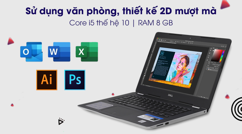 Laptop Dell Inspiron 3493 i5 1035G1/8GB/256GB/Win10 (N4I5122WA)