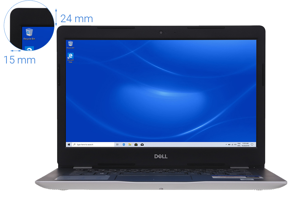 Laptop Dell Inspiron 3493 i5 1035G1/8GB/256GB/Win10 (N4I5122WA) Màu Bạc