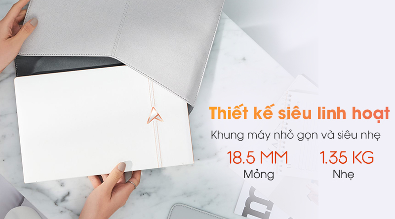 Laptop Asus ZenBook Edition 30 UX334FL i5 8265U/8GB/512GB/2GB MX250/Túi/Chuột/Win10 (A4053T)