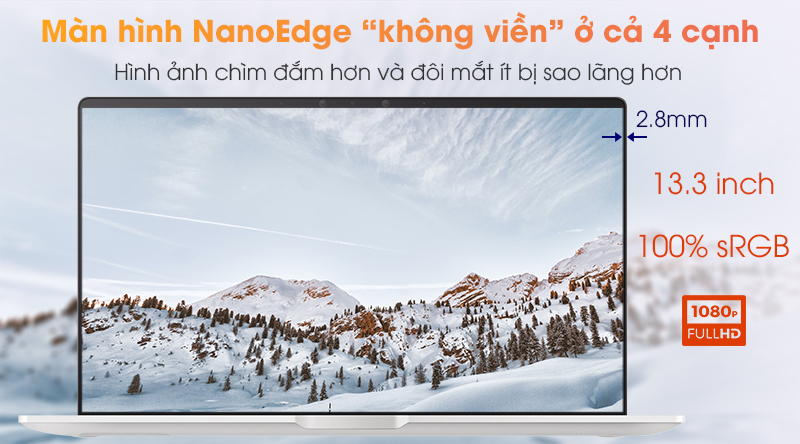 Laptop Asus ZenBook Edition 30 UX334FL i5 8265U/8GB/512GB/2GB MX250/Túi/Chuột/Win10 (A4053T)