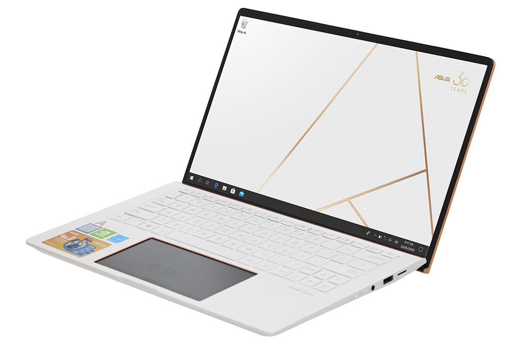 Laptop Asus ZenBook Edition 30 UX334FL i7 8565U/8GB/512GB/2GB MX250/Túi/Chuột/Win10 (A4057T) Màu Trắng