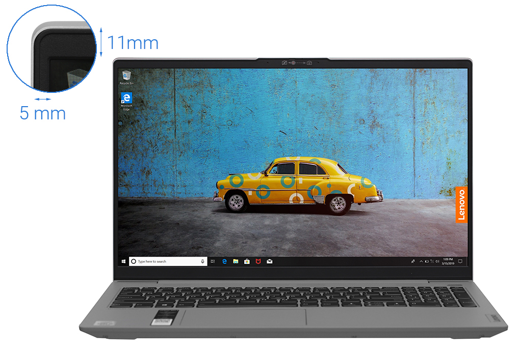 Laptop Lenovo IdeaPad Slim 5 15IIL05 i3 1005G1/8GB/512GB/Win10 (81YK004TVN) Màu Xám