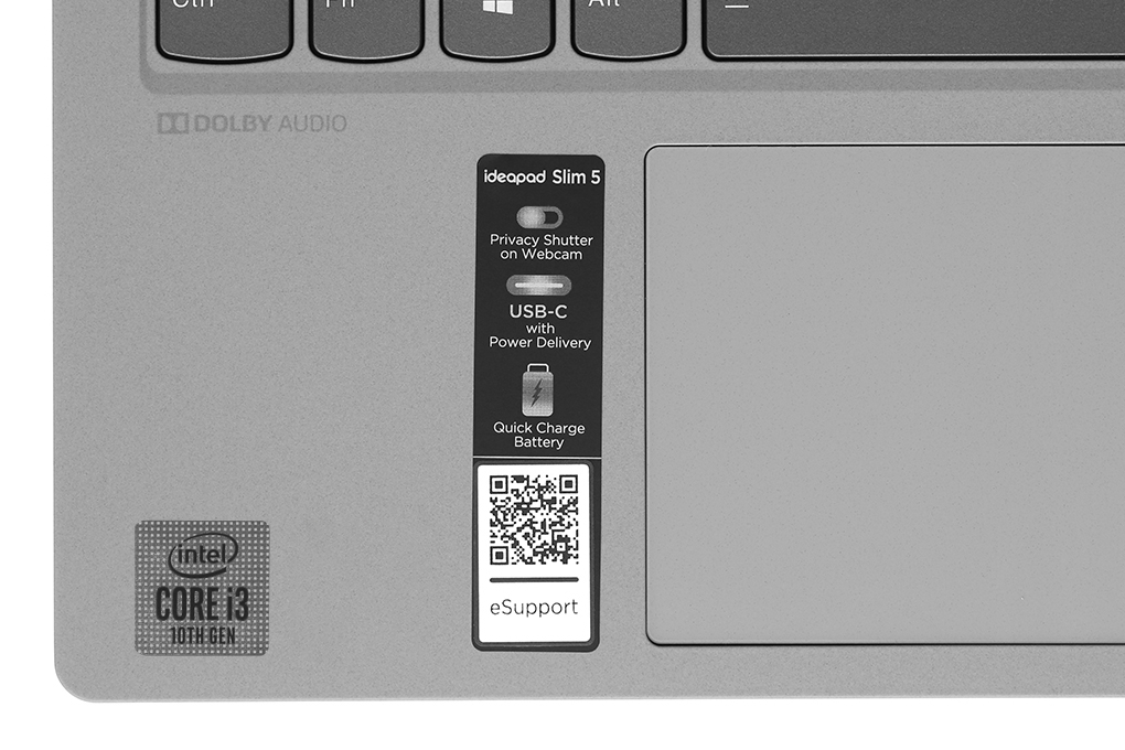 Laptop Lenovo IdeaPad Slim 5 15IIL05 i3 1005G1/8GB/512GB/Win10 (81YK004TVN) Màu Xám