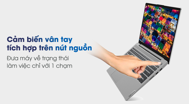 Lenovo IdeaPad 5 15IIL05 (81YK004UVN) | Bảo mật vân tay