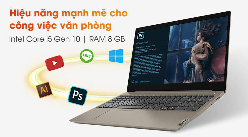 Laptop Lenovo IdeaPad Slim 3 15IIL05 i5 1035G4/8GB/512GB/Win10 (81WE003QVN)