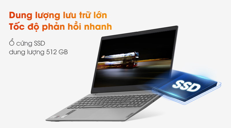 Laptop Lenovo IdeaPad Slim 3 15IIL05 i3 1005G1/4GB/512GB/Win10 (81WE003RVN)