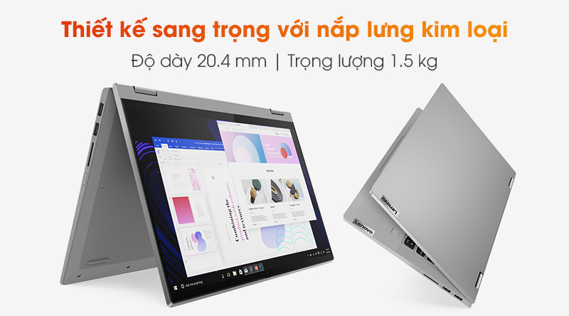 Laptop Lenovo IdeaPad Flex 5 14IIL i5 1035G1/8GB/512GB/Touch/Win10 (81X1001UVN)