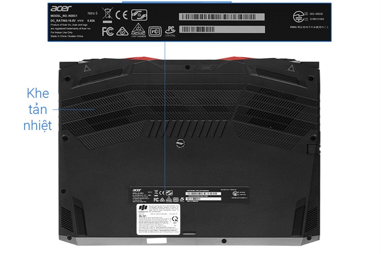 Laptop Acer Nitro 5 AN515 55 58A7 i5 10300H 8GB/512GB/4GB GTX1650/Win10 (NH.Q7RSV.002) Màu Đen