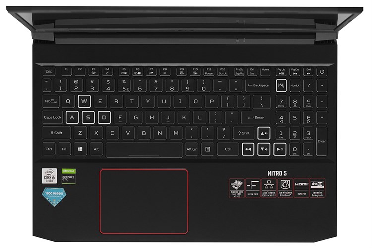 Laptop Acer Nitro 5 AN515 55 58A7 i5 10300H 8GB/512GB/4GB GTX1650/Win10 (NH.Q7RSV.002) Màu Đen