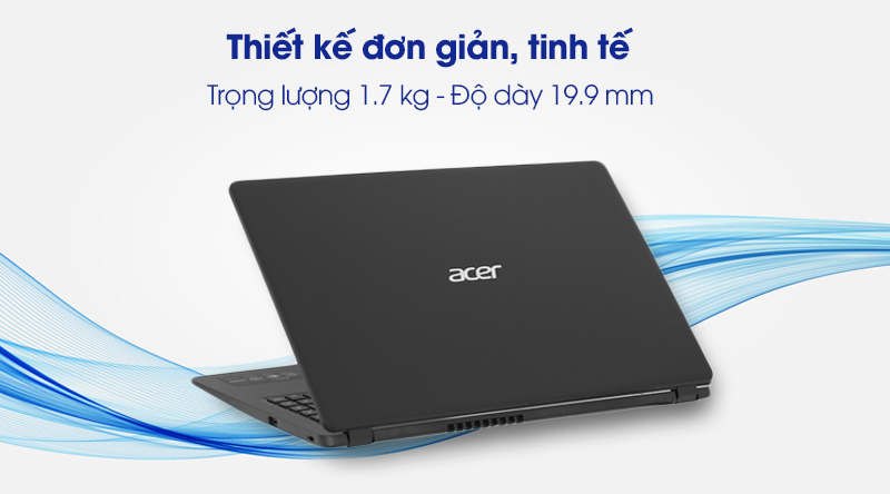 Laptop Acer Aspire A315 56 308N i3 (NX.HS5SV.00C) - Thiết kế