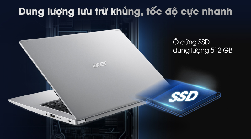 Laptop Acer Aspire A514 đảm bảo mọi thao tác được mượt mà Laptop Acer Aspire A514 đảm bảo mọi thao tác được mượt mà