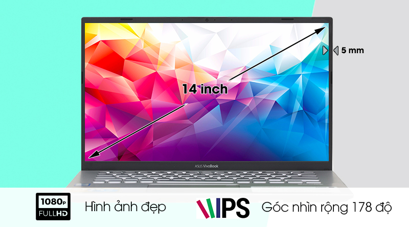 Laptop Asus VivoBook A412FA i3 10110U/4GB/32GB+512GB/Win10 (EK1179T)