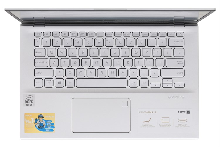 Laptop Asus VivoBook A412FA i3 10110U/4GB/32GB+512GB/Win10 (EK1179T) Màu Bạc