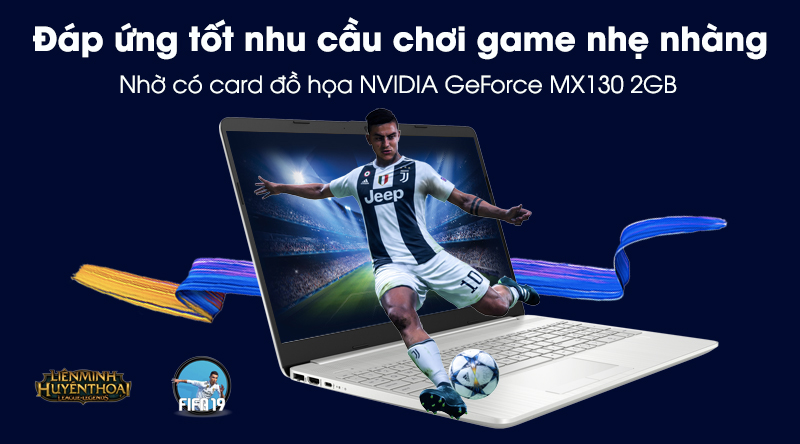 Laptop HP 15s du2050TX i3 1005G1/4GB/256GB/2GB MX130/Win10 (1M8W2PA)