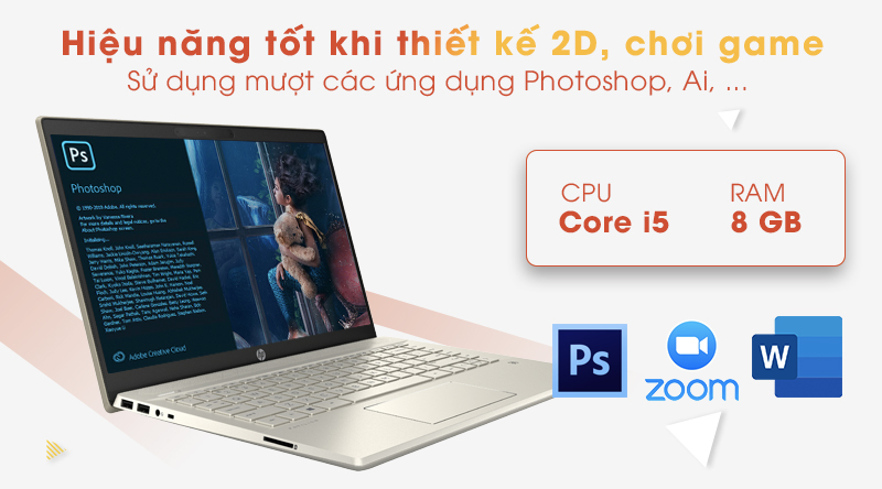 Laptop HP Pavilion 14 ce3067TU | Đáp ứng tốt ứng dụng văn phòng 