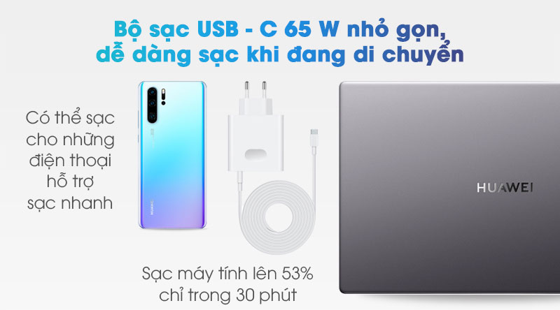 Laptop Huawei MateBook D 15 R5 3500U 8GB/256GB+1TB/Win10 (Boh-WAQ9R)