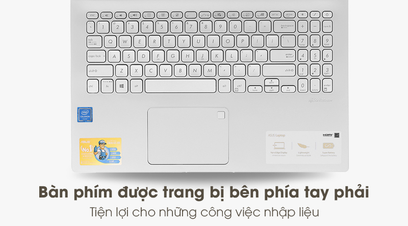 Laptop Asus VivoBook X509MA N4020/4GB/256GB/Win10 (BR271T)