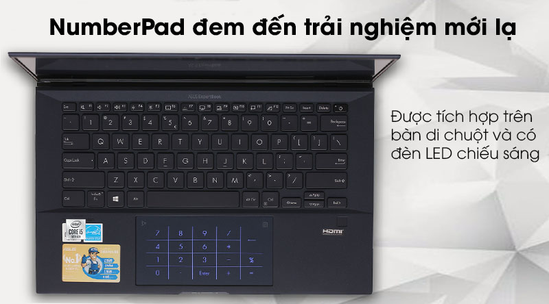 Laptop Asus ExpertBook B9450F i5 10210U/8GB/512GB/Túi/Win10 (BM0324T)