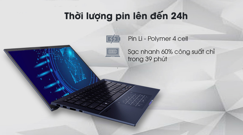 Laptop Asus ExpertBook B9450F i5 10210U/8GB/512GB/Túi/Win10 (BM0324T)