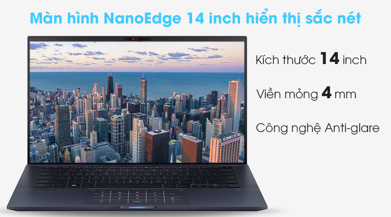 Laptop Asus ExpertBook B9450F i7 10510U/16GB/1TB SSD/Túi/Win10 Pro (BM0616R)