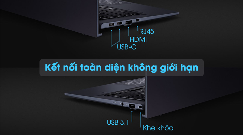 Laptop Asus ExpertBook B9450F i7 10510U/16GB/1TB SSD/Túi/Win10 Pro (BM0616R)