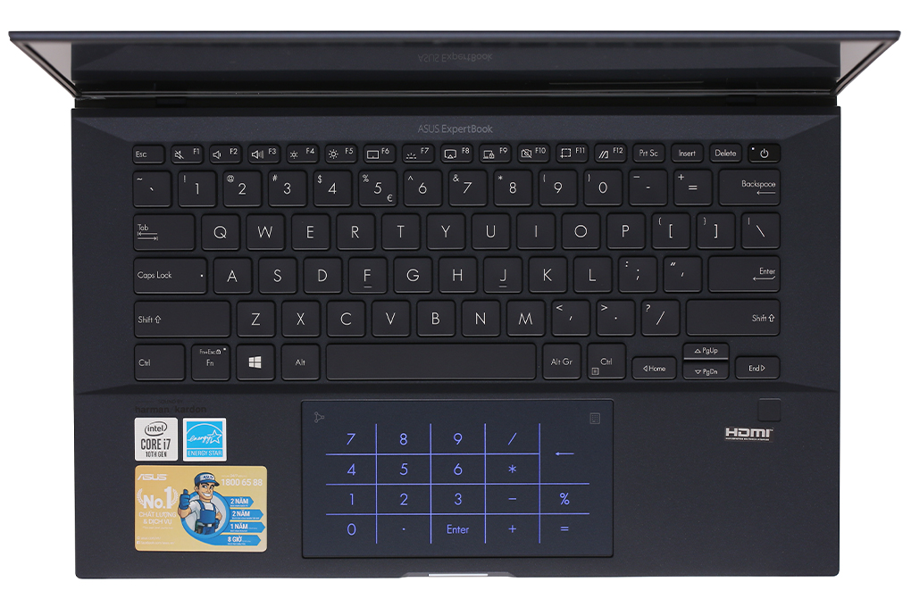 Laptop Asus ExpertBook B9450F i7 10510U/16GB/1TB SSD/Túi/Win10 Pro (BM0616R) Màu Đen