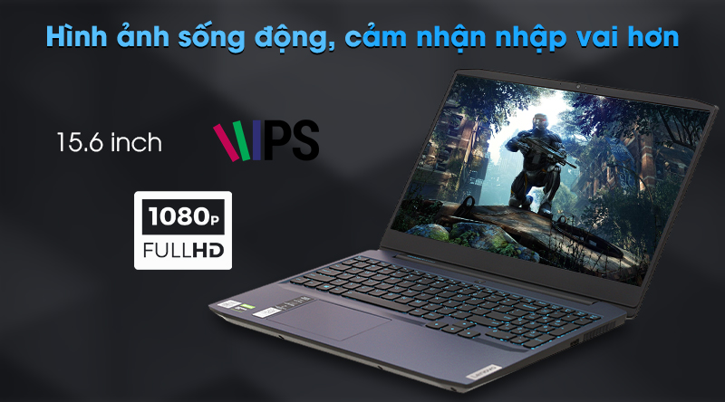 Laptop Lenovo IdeaPad Gaming 3 15IMH05 i7 10750H/8GB/512GB/4GB GTX1650/Win10 (81Y40068VN)