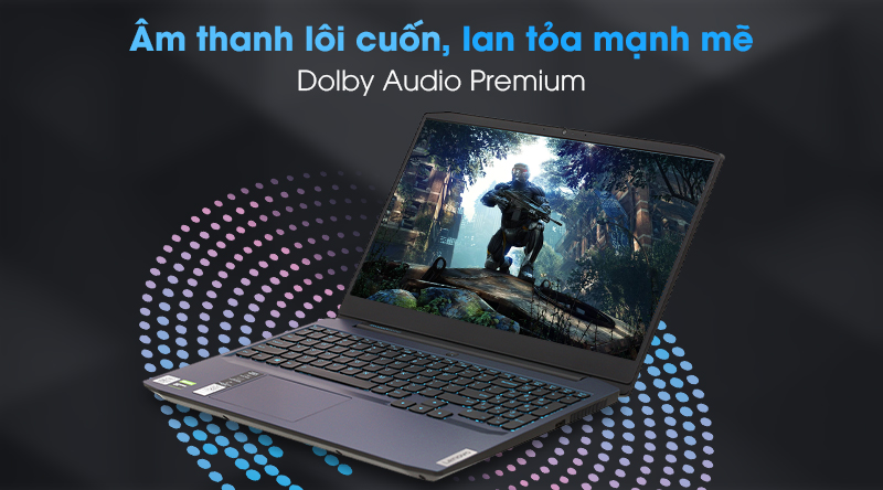 Laptop Lenovo IdeaPad Gaming 3 15IMH05 i7 10750H/8GB/512GB/4GB GTX1650/Win10 (81Y40068VN)