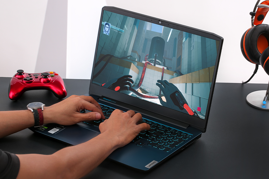 Laptop Lenovo IdeaPad Gaming 3 15IMH05 i7 10750H/8GB/512GB/4GB GTX1650/Win10 (81Y40068VN) Màu Xanh Dương