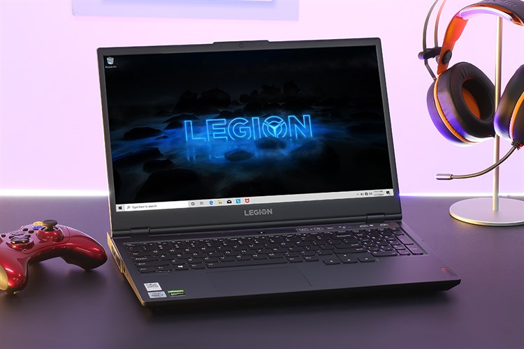 Laptop Lenovo Legion 5 Gaming 15IMH05 i7 10750H/8GB/256GB+1TB/120Hz/4GB GTX1650/Win10 (82AU0051VN) Màu Đen