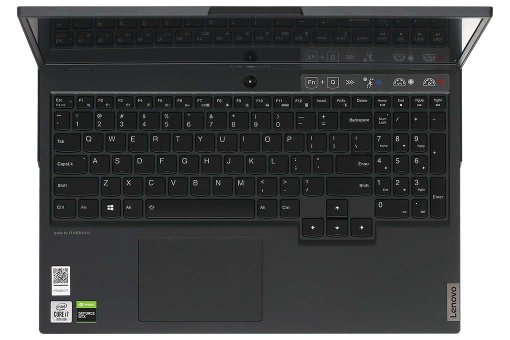 Laptop Lenovo Legion 5 Gaming 15IMH05 i7 10750H/8GB/256GB+1TB/120Hz/4GB GTX1650/Win10 (82AU0051VN) Màu Đen