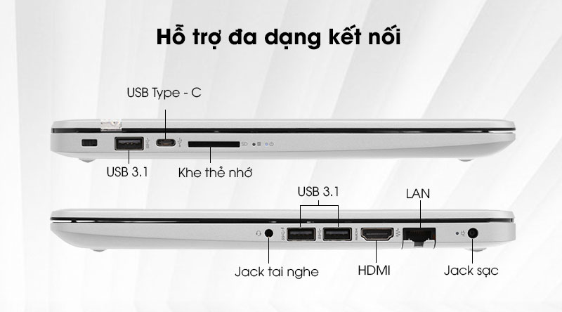 Laptop HP 348 G7 i3 (1A0Z1PA) - Kết nối