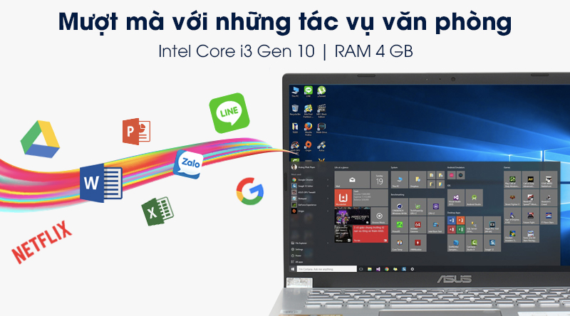 Asus VivoBook X509JA i3 | Hiệu năng xử lý ổn định