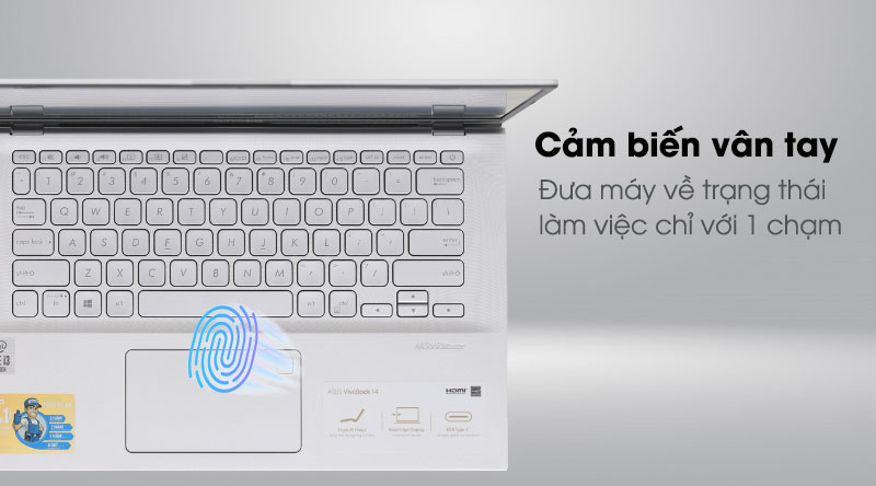 Laptop Asus VivoBook A412FA i3 10110U/4GB/512GB/Win10 (EK1175T)