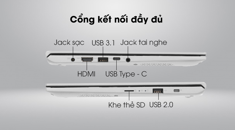 Asus VivoBook A412FA i3 (EK1175T) - Kết nối