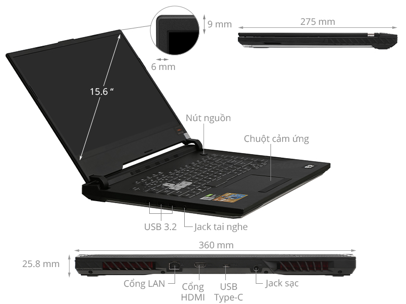 Asus Gaming Rog Strix G512 i7 10750H/8GB/512GB/144Hz/4GB GTX1650Ti/Win10 (IAL001T)