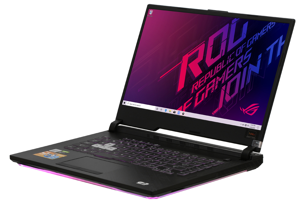 Laptop Asus Gaming Rog Strix G512 i7 10750H/8GB/512GB/144Hz/4GB GTX1650Ti/Win10 (IAL001T) Màu Đen