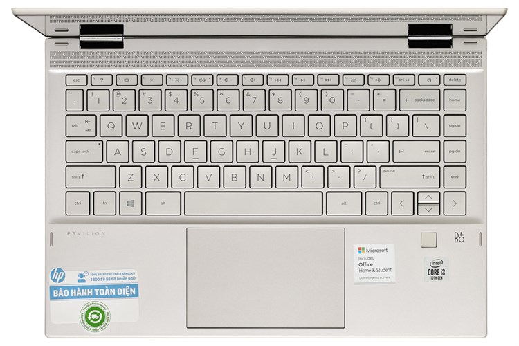 Laptop HP Pavilion x360 14 dw0060TU i3 1005G1/4GB/256GB/Pen/Office H&S2019/Win10 (195M8PA) Màu Vàng
