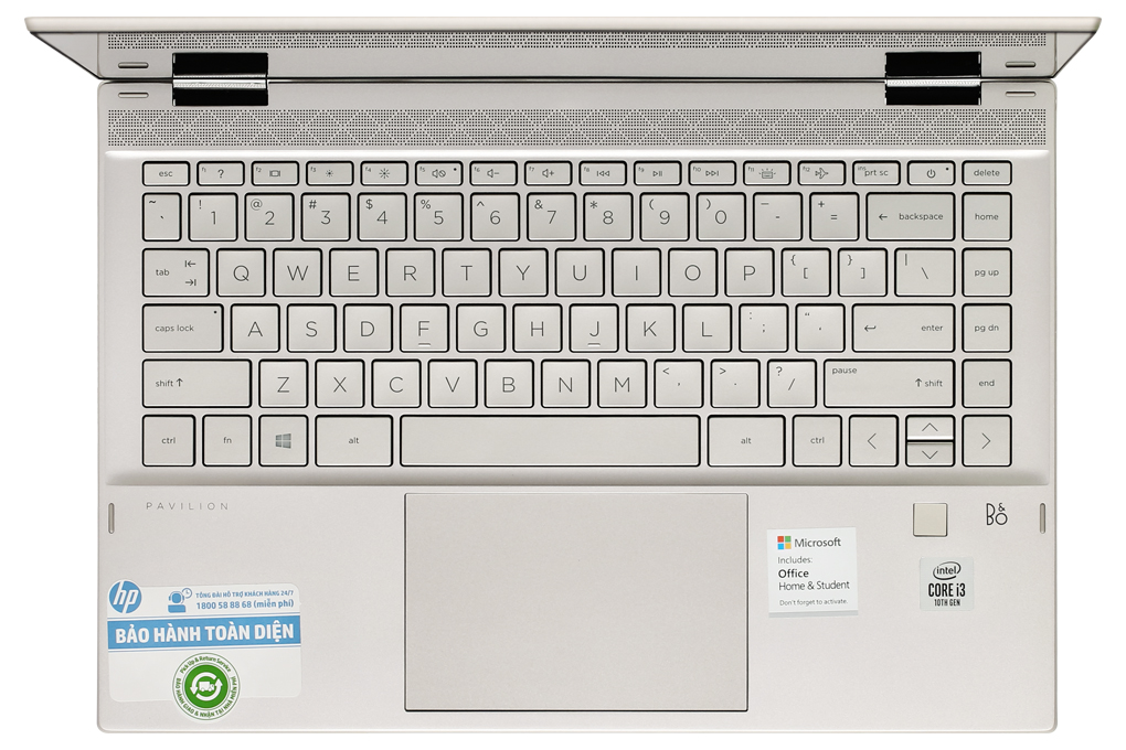 Laptop HP Pavilion x360 14 dw0060TU i3 1005G1/4GB/256GB/Pen/Office H&S2019/Win10 (195M8PA) - 4